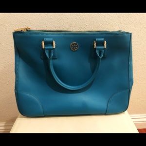 Tory Burch Carnival blue Robinson bag